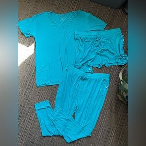 Fletch Bran Women's Teal Sleepwear Set